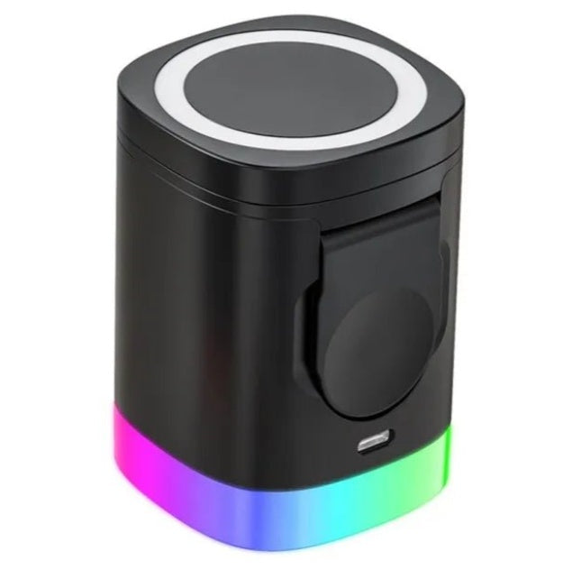 Charger With Foldable Phone Holder